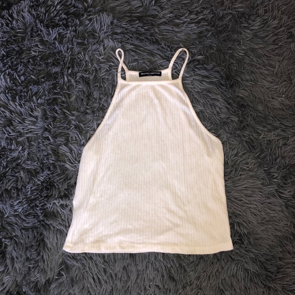 Brandy Melville Tops - RARE Brandy Melville White Soft Tank ⚡️